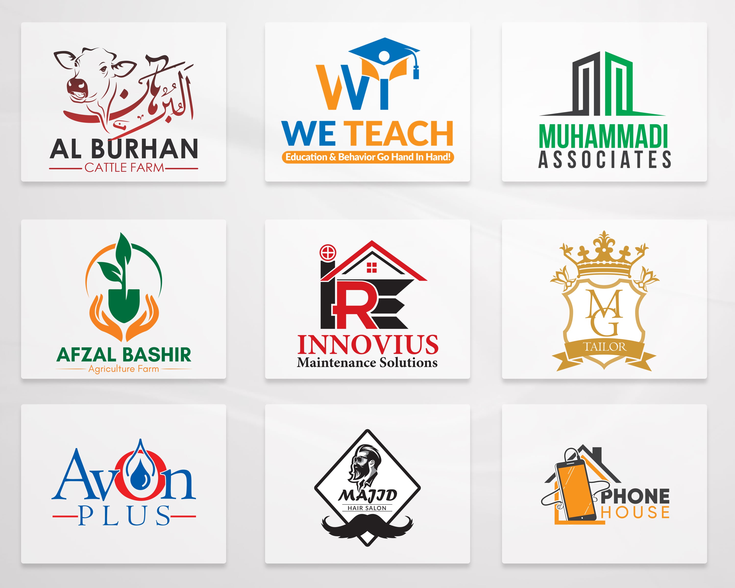 Modern logo design Calgary, AB creative branding example 2026